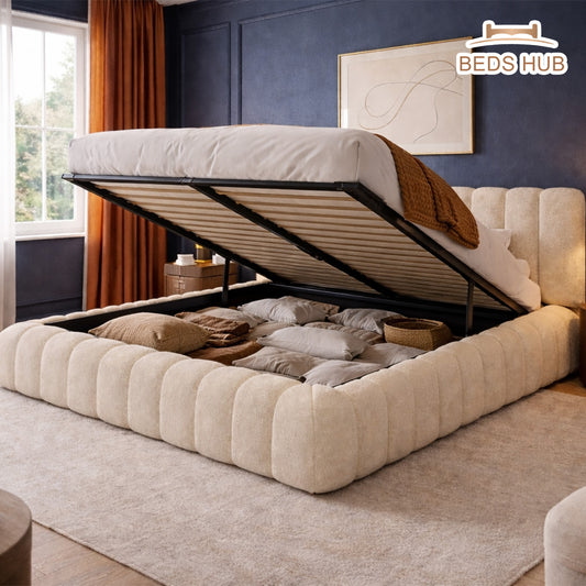 The Cloud Boucle Bed