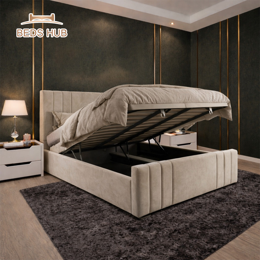 The Solace Ottoman Storage Bed