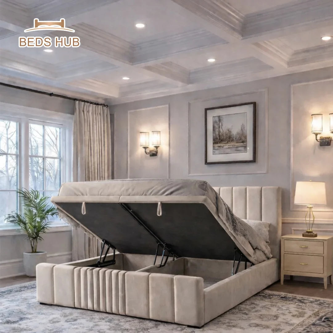 Ottoman Bed with Solid Base: The Smart Choice for Comfort and Storage
