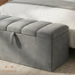 Linear Style Blanket Box