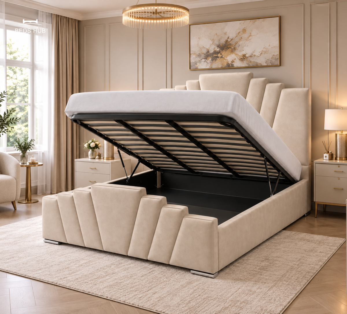 The Art Deco Ottoman Bed