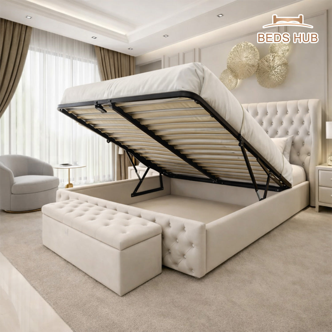 The Astra Ottoman Storage Bed
