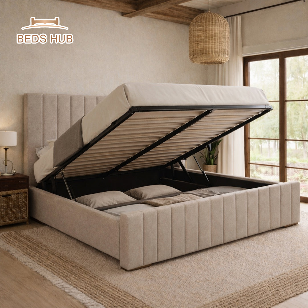 The Elara Ottoman Storage Bed