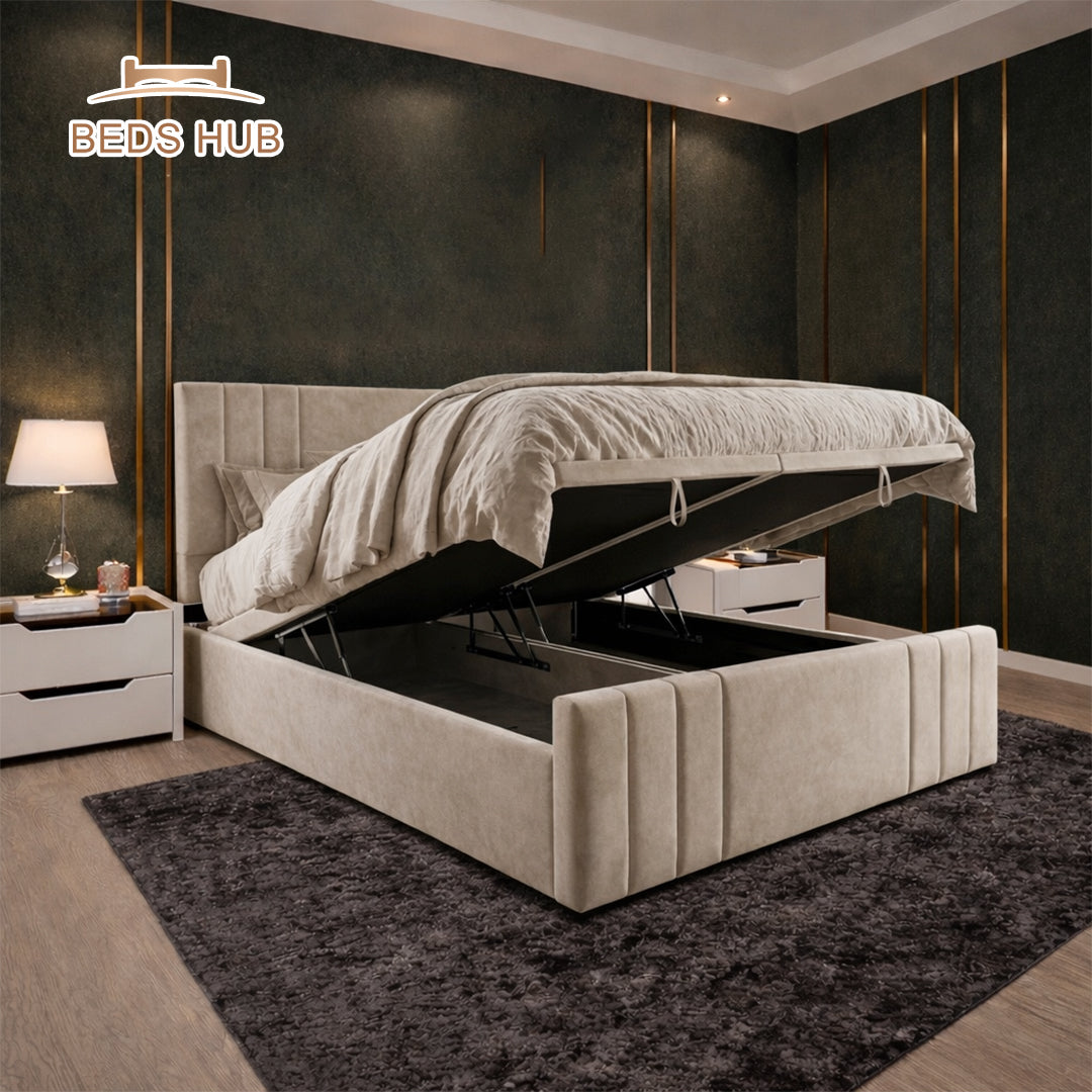 The Solace Ottoman Storage Bed