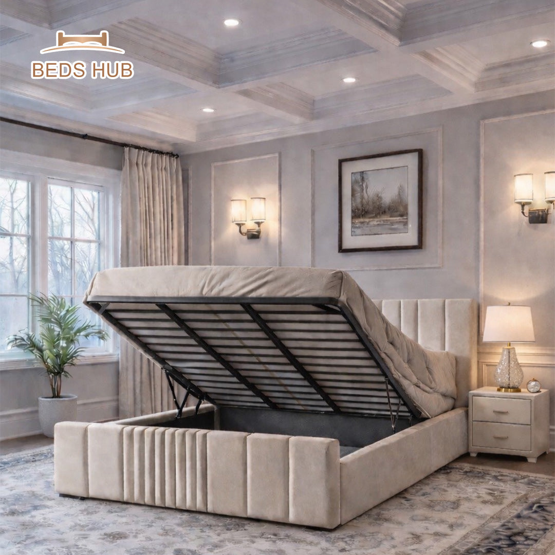 The Lyra Ottoman Storage Bed