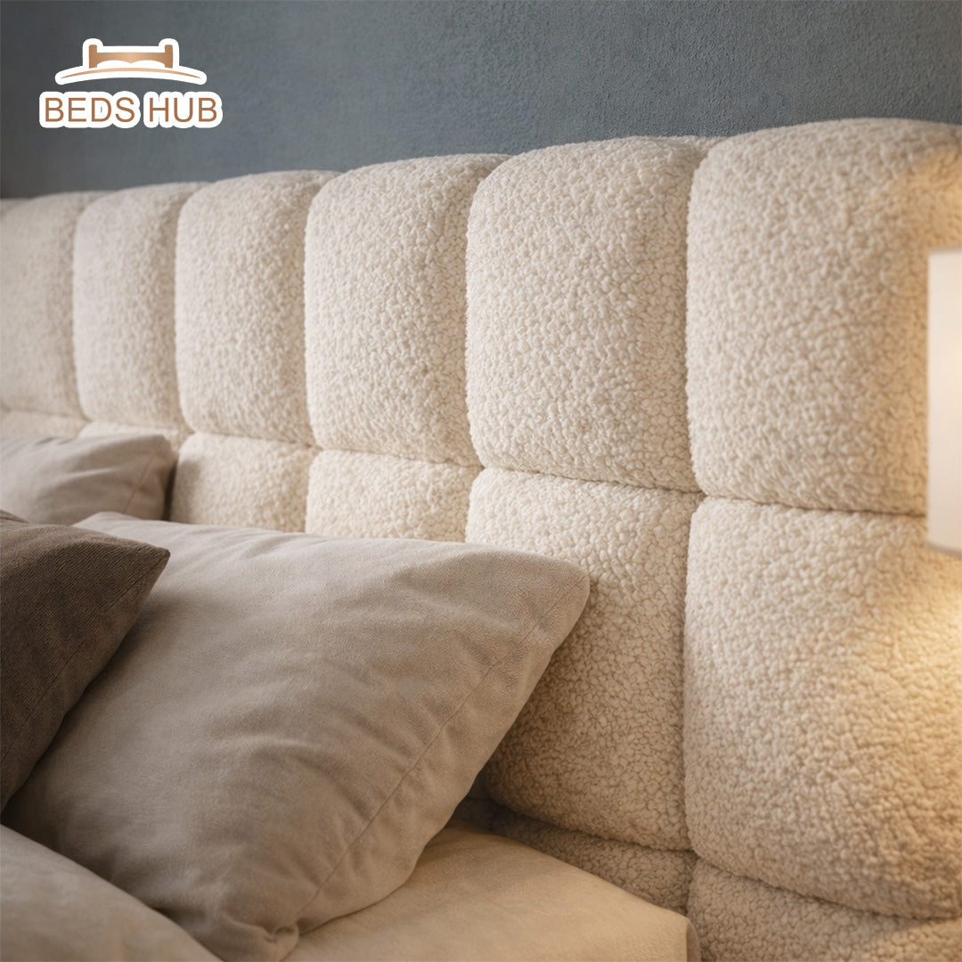 The Marshmallow Boucle Bed