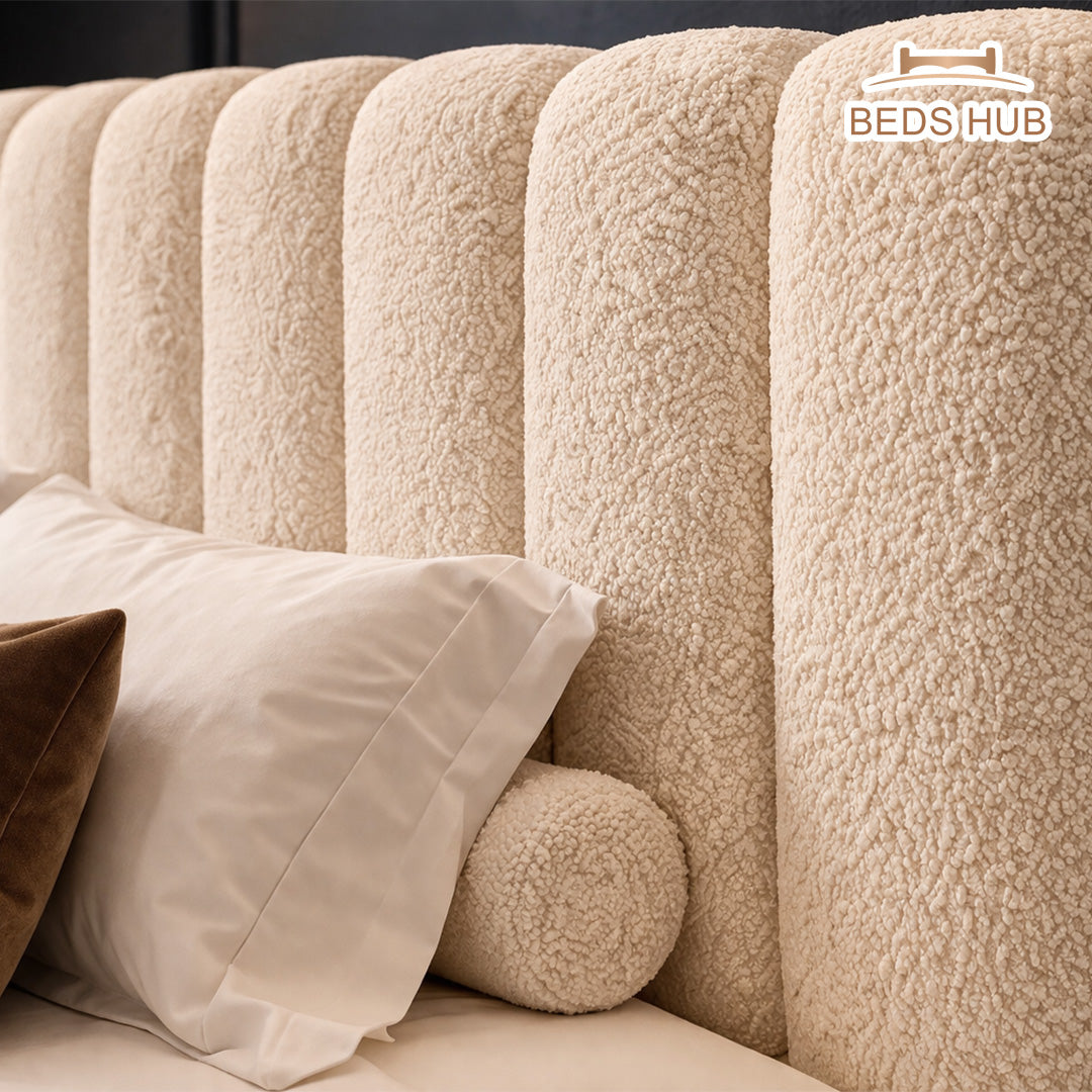The Cloud Boucle Bed