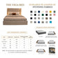 The Vega Storage Bed With optional Drawers