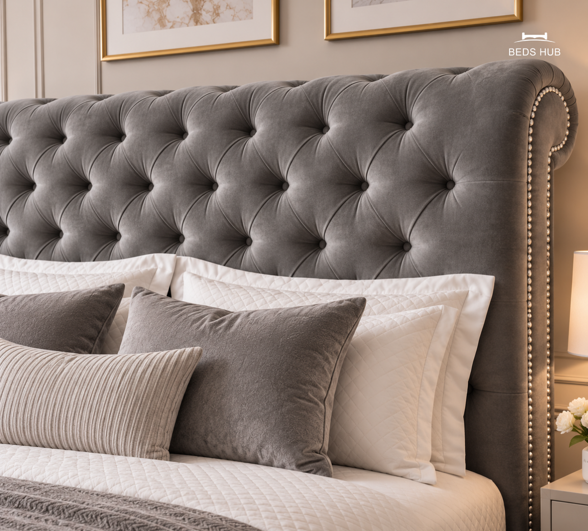The Sleigh Ottoman Bed