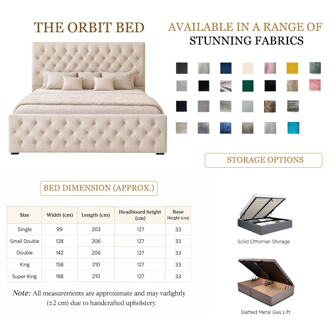 The Orbit Ottoman Storage Bed