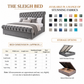 The Sleigh Ottoman Bed