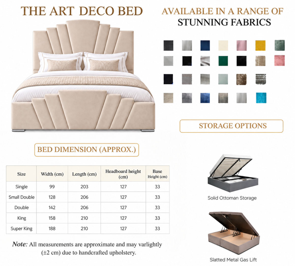 The Art Deco Ottoman Bed