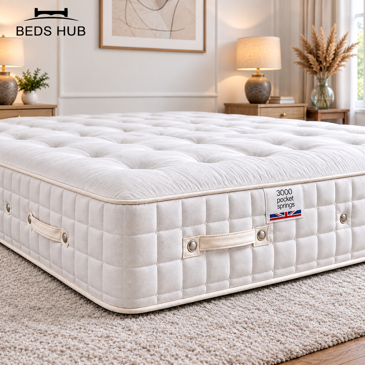 Beds Hub 3000 Pocket Sprung Mattress