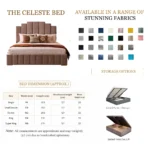 The Celeste Ottoman Storage Bed