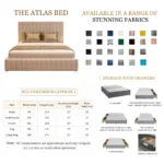 The Atlas Storage Bed With Optional Drawers