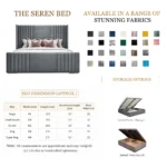 The Seren Ottoman Storage Bed