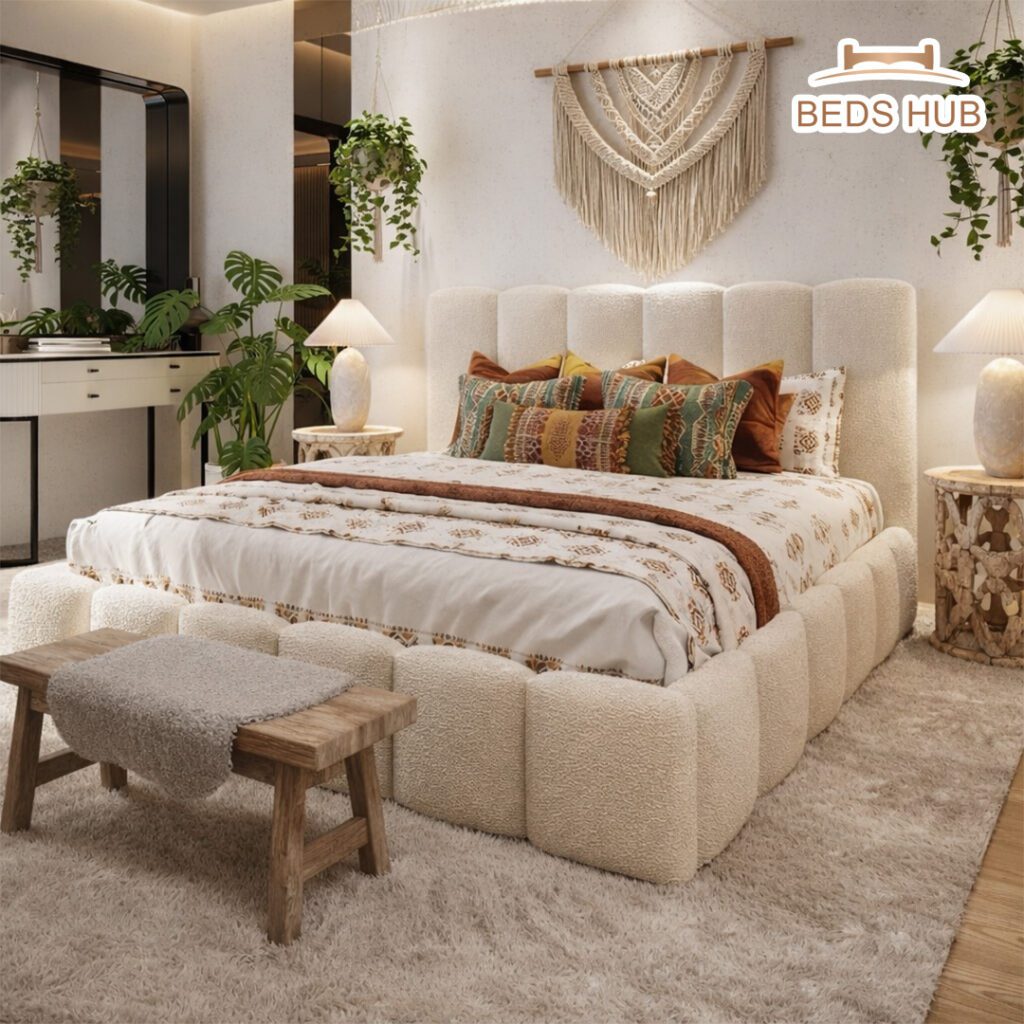 The Orlando Boucle Bed