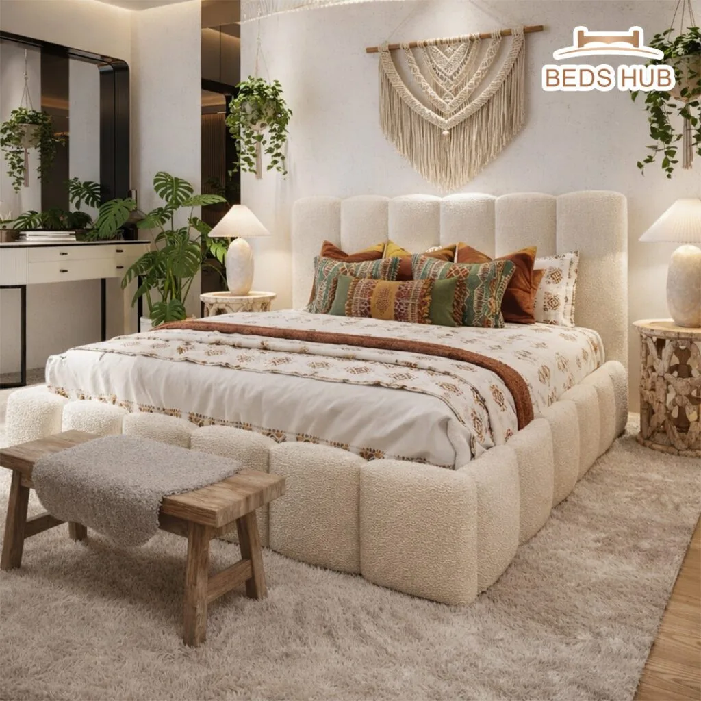 The Orlando Boucle Bed