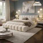 The Marshmallow Boucle Bed