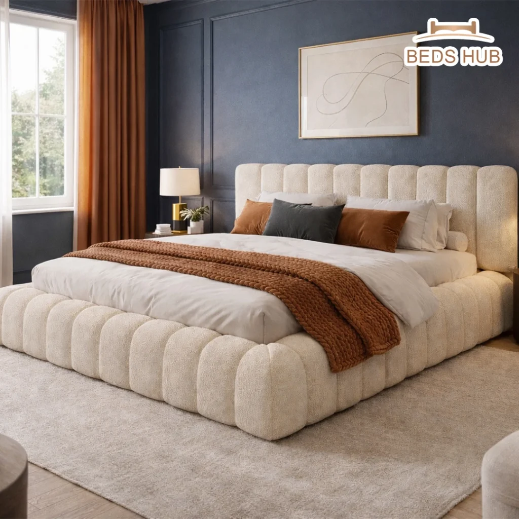 The Cloud Boucle Bed