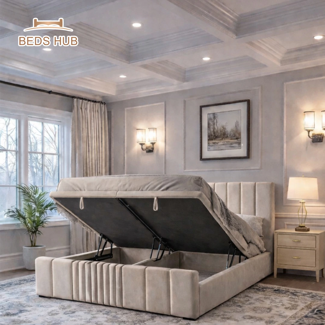 Ottoman Bed with Solid Base